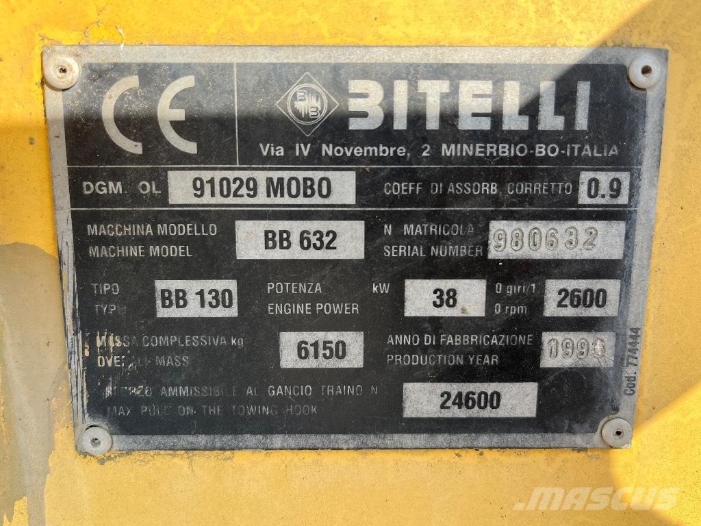 Bitelli BB 632 Asfaltni finišeri