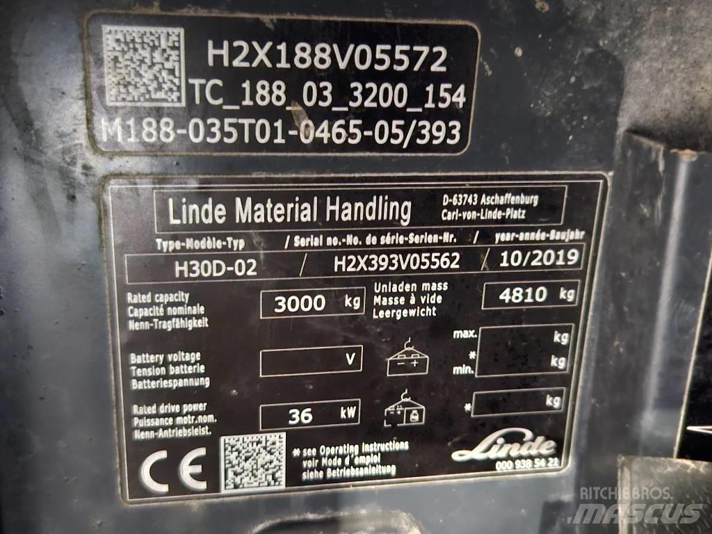 Linde H30D Dizelski viljuškari
