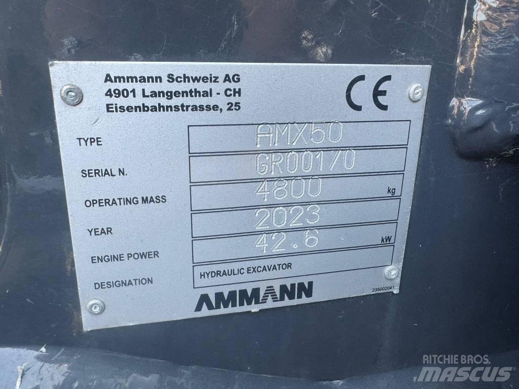 Ammann AMX 50 Mini bageri < 7t