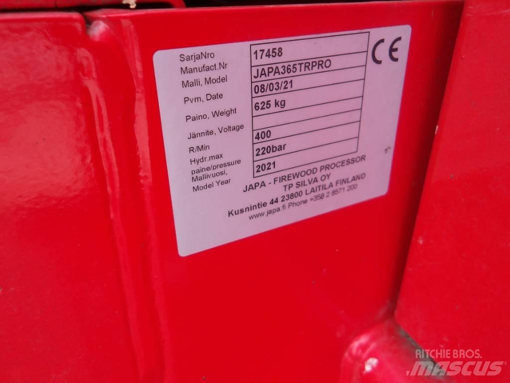 Japa 365 PRO TR Cepači za drva, drobilice za drvo i strugači