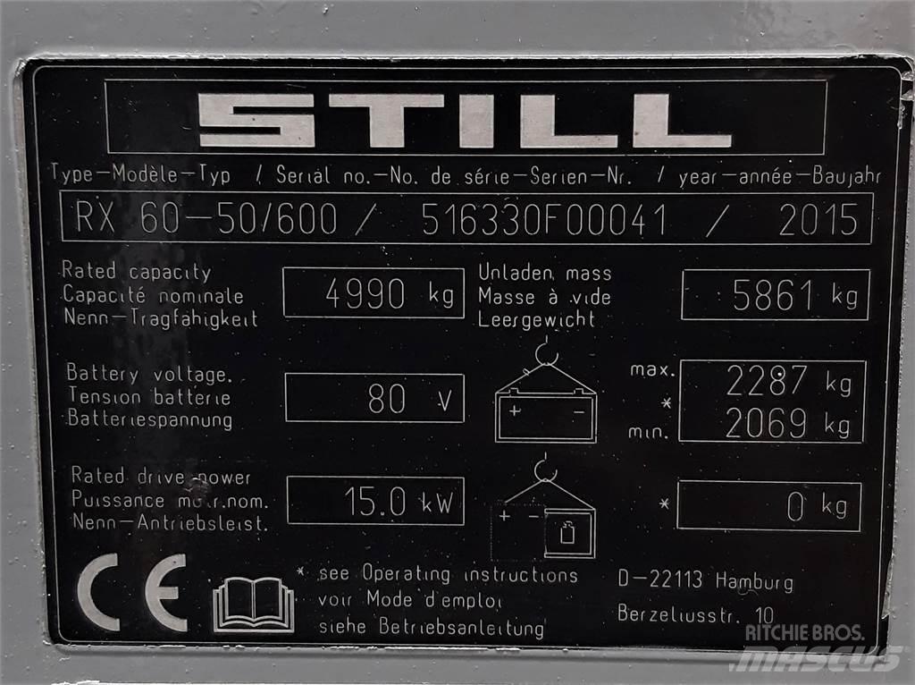 Still RX60 50 600 Električni viljuškari