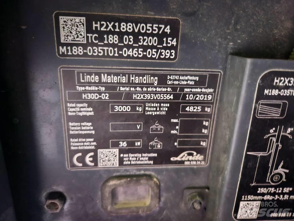 Linde H30D Dizelski viljuškari