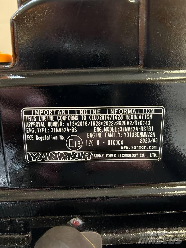 Yanmar 3TNV82 A Kargo motori