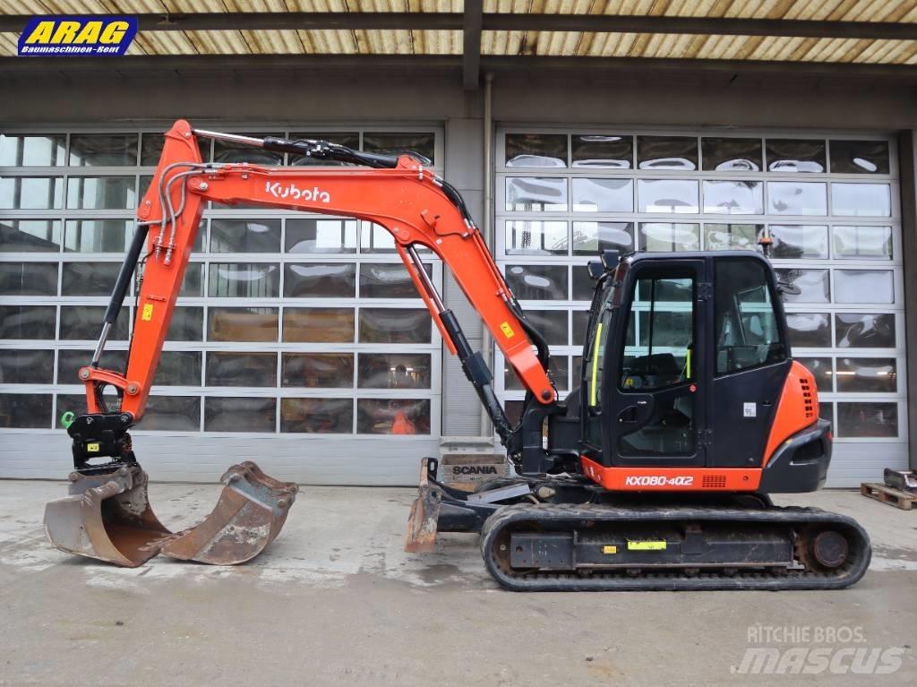 Kubota KX 080-4 Midi bageri 7t – 12t