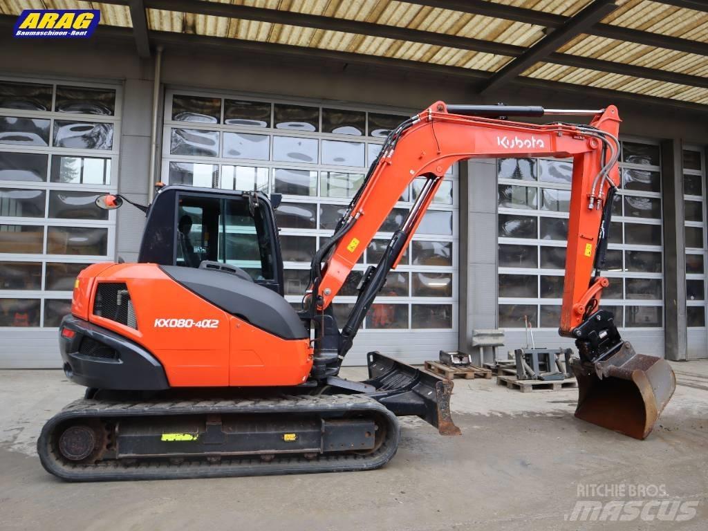 Kubota KX 080-4 Midi bageri 7t – 12t