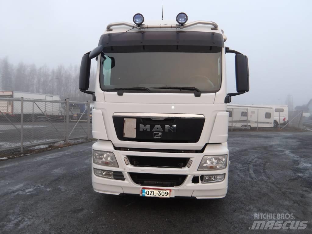 MAN TGS 26.480 6x2 Rol kiper kamioni sa kukom za podizanje tereta