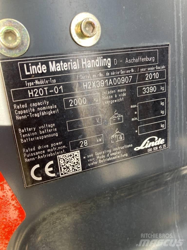Linde H20T/391 Plinski viljuškari