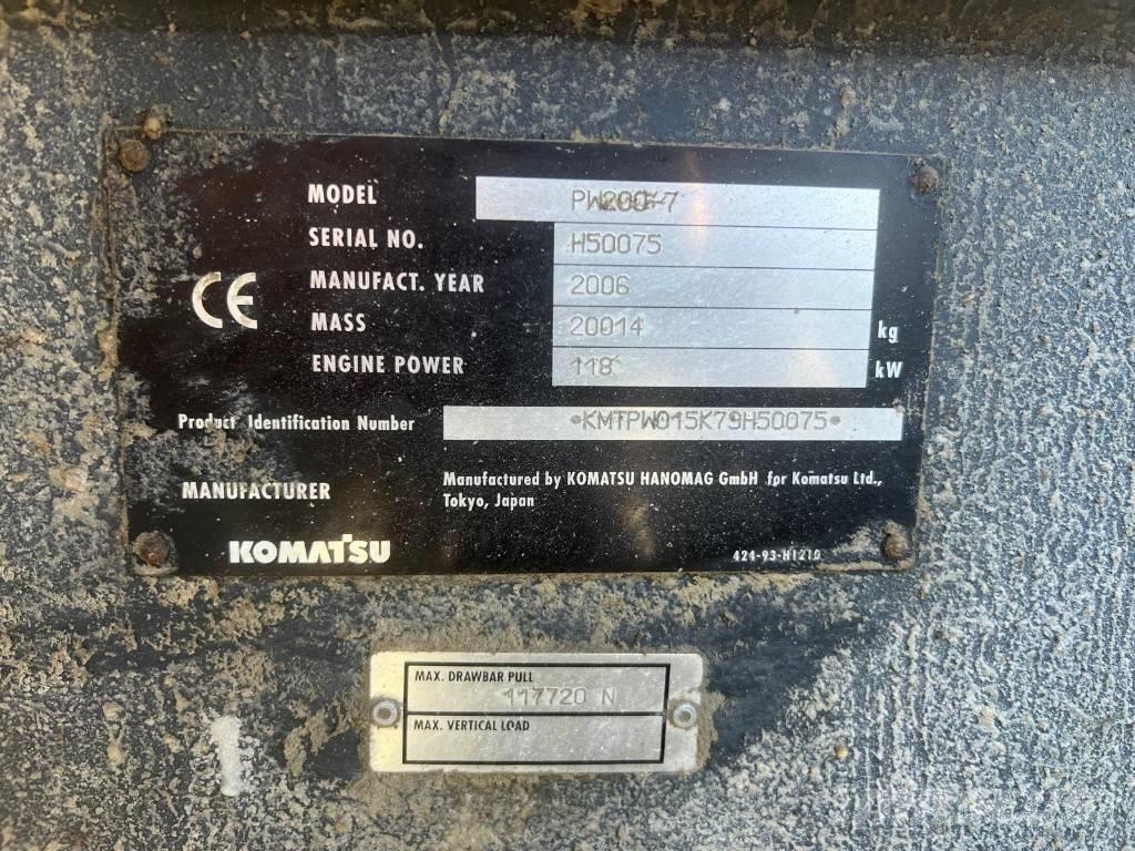 Komatsu PW 200-7 Bageri točkaši
