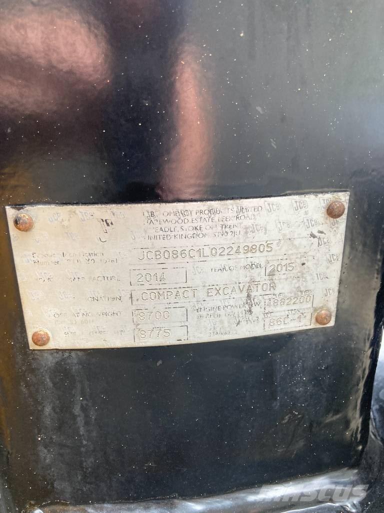 JCB 86 C-1 eco Midi bageri 7t – 12t