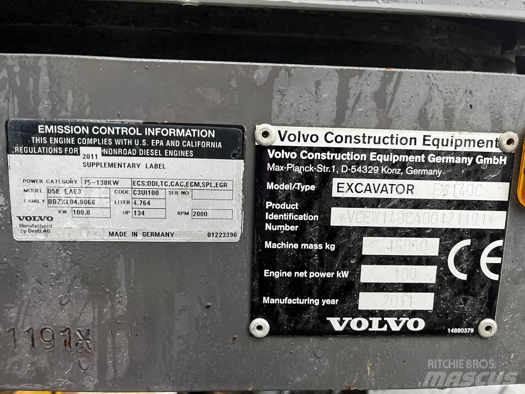 Volvo EW 140 C Bageri točkaši
