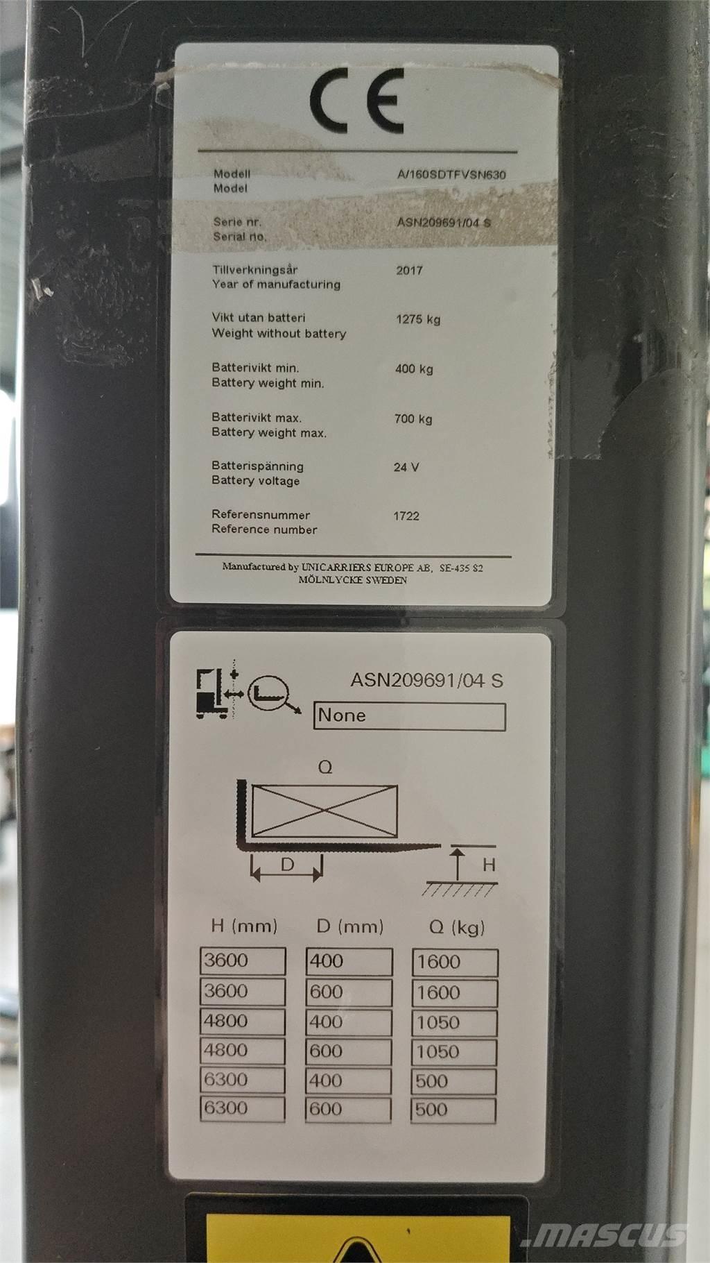 Atlet A160 Samopogonski ručni viljuškari