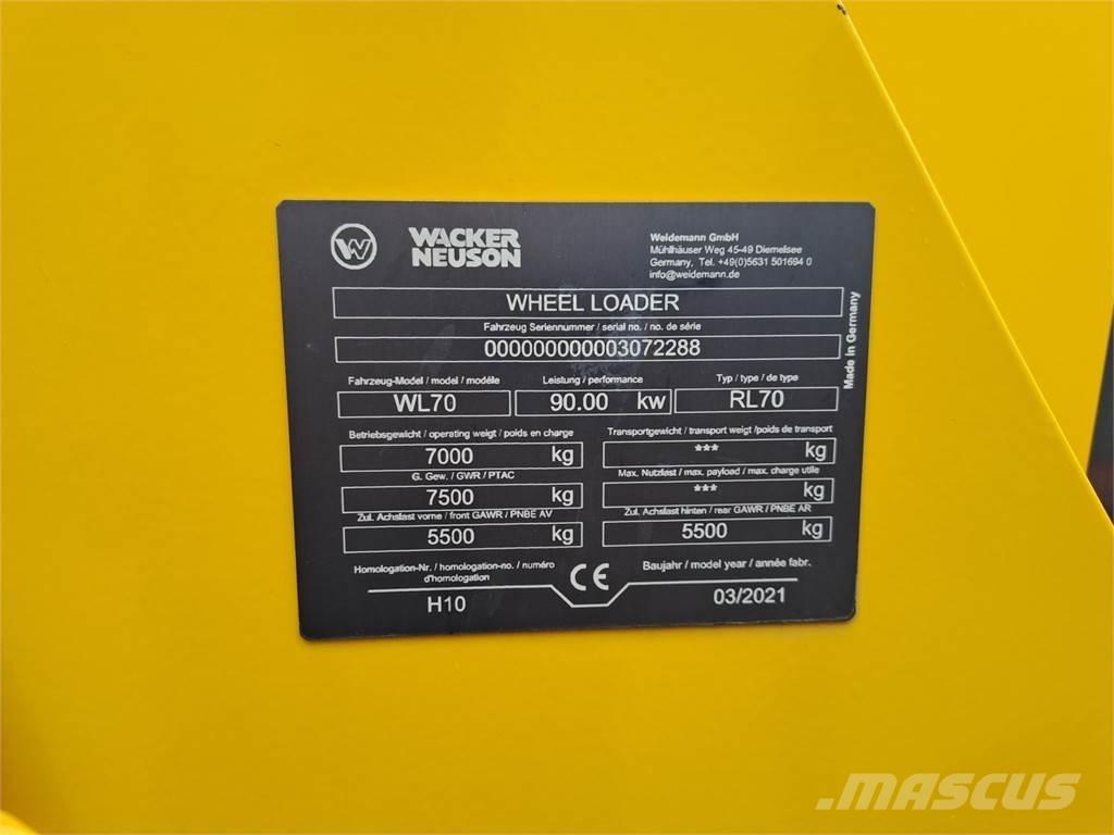 Wacker Neuson WL70 Utovarivači na točkove