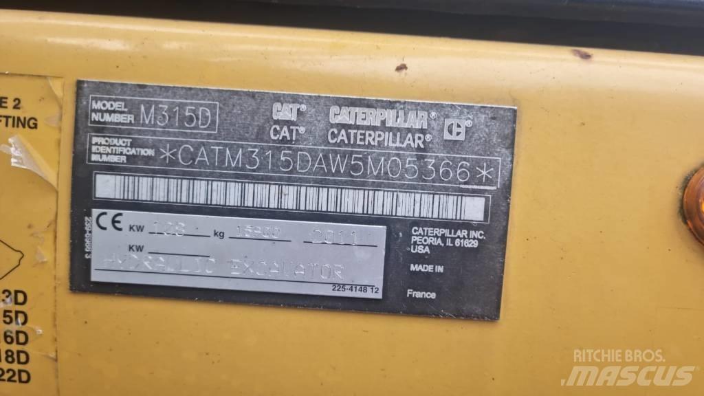 CAT M 315 D Bageri točkaši