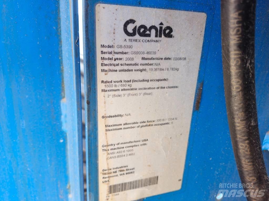 Genie GS-5390 Makazaste platforme