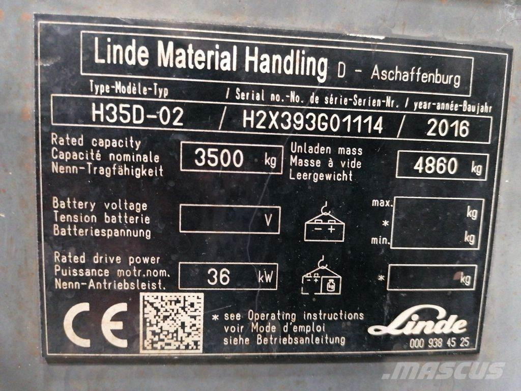 Linde H35D-02 Dizelski viljuškari