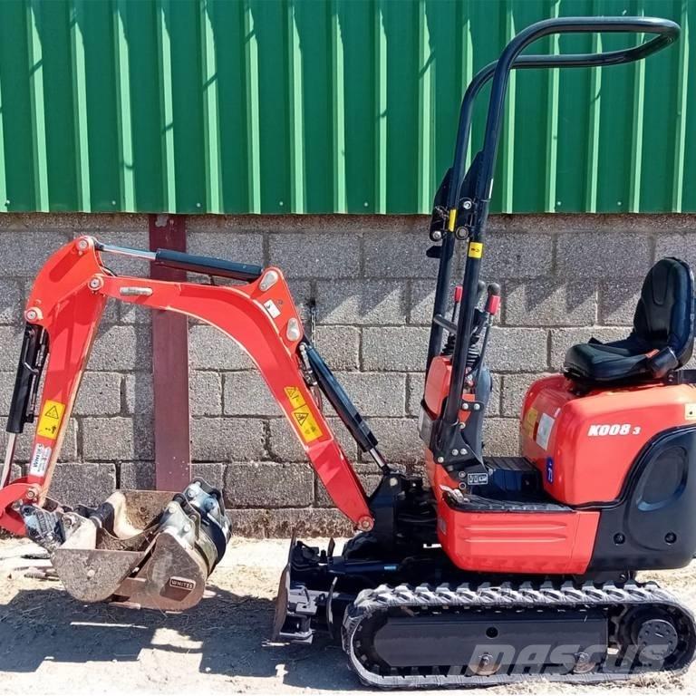 Kubota K 008-3 Mini bageri < 7t
