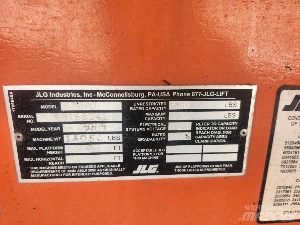 JLG 450 AJ Zglobne podizne platforme