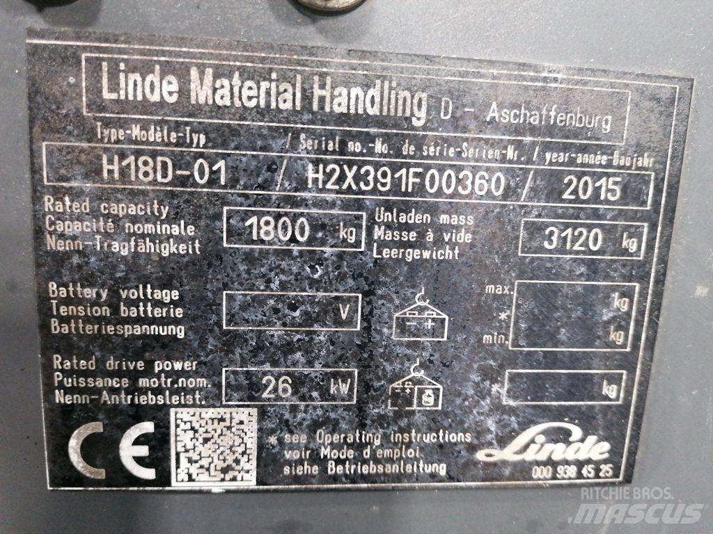 Linde H18D-01 Plinski viljuškari