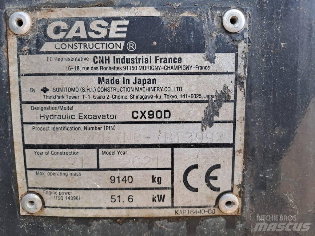 CASE CX 90 D Midi bageri 7t – 12t