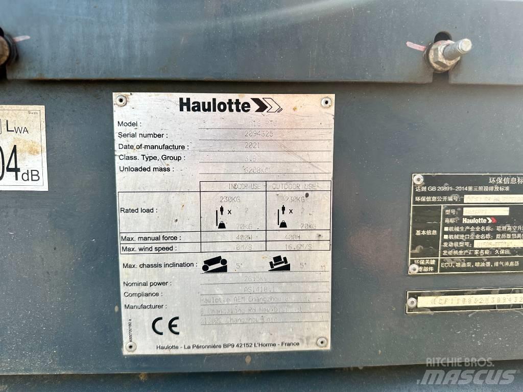 Haulotte HA16RTJ Zglobne podizne platforme