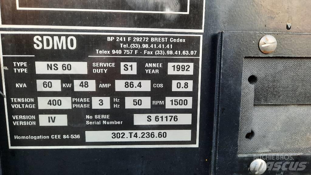 Sdmo NS 60 Dizel generatori