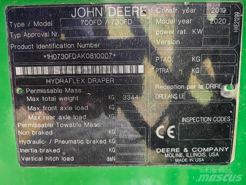 John Deere T 670 i Kombajni