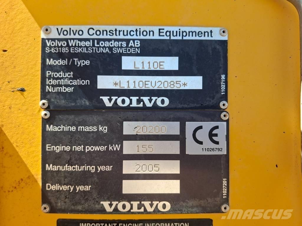 Volvo L 110 E Utovarivači na točkove
