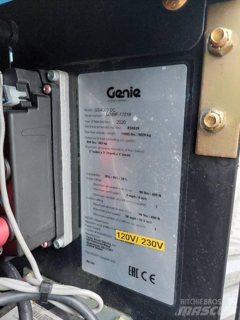 Genie GS 4069 DC Makazaste platforme