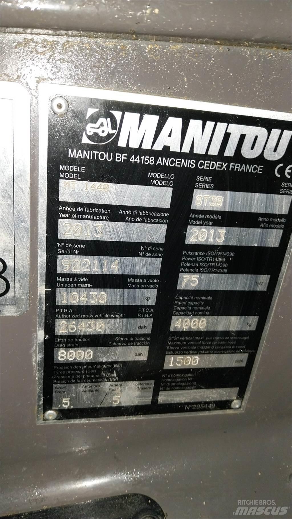 Manitou MT1440 Teleskopski viljuškari