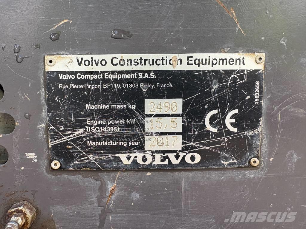Volvo ECR 25 D Mini bageri < 7t