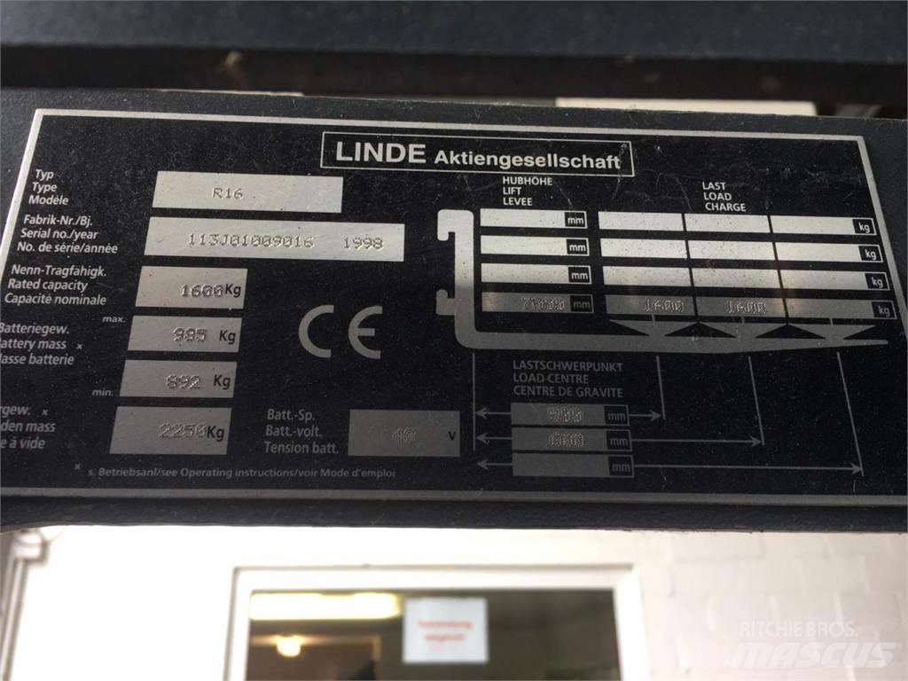 Linde R16 Viljuškari - ostalo