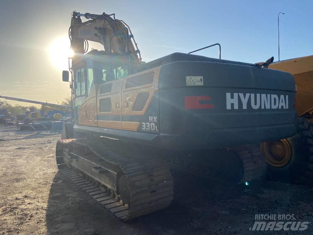 Hyundai HX330L Bageri guseničari