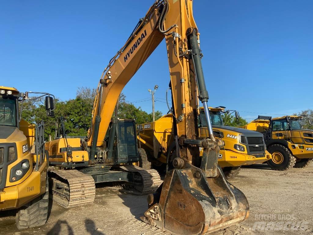 Hyundai HX330L Bageri guseničari