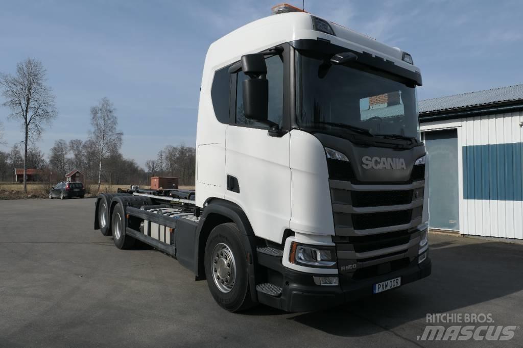 Scania R500 B6x2nb Rol kiper kamioni sa kukom za podizanje tereta
