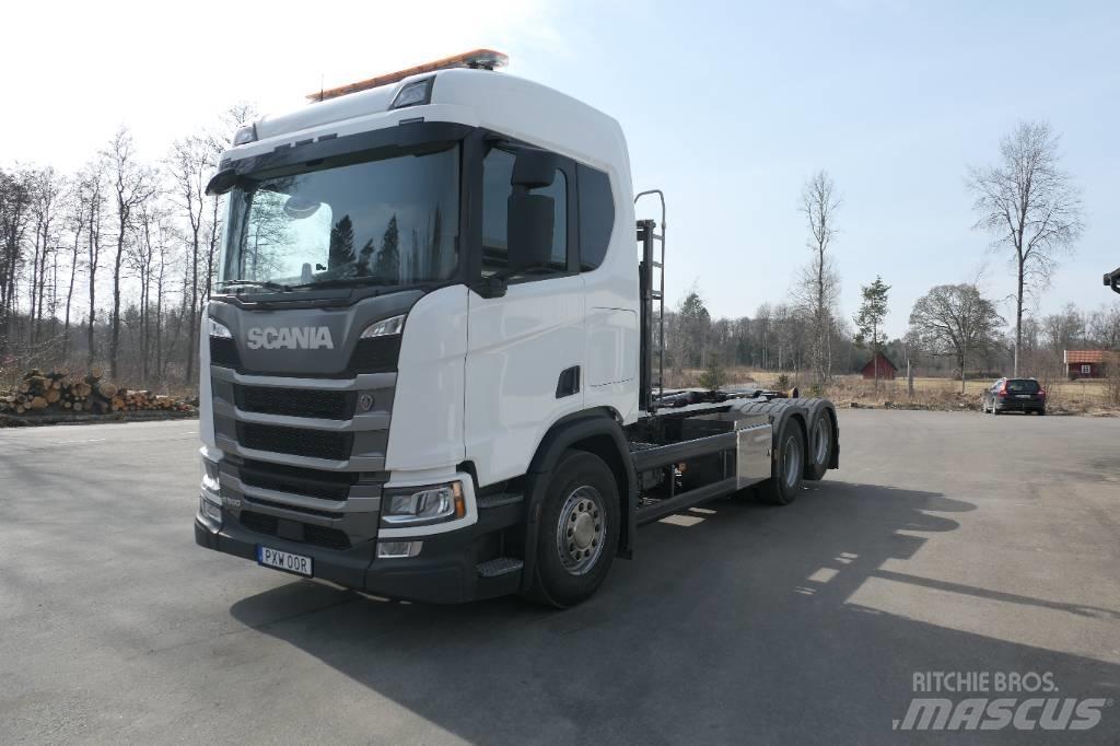 Scania R500 B6x2nb Rol kiper kamioni sa kukom za podizanje tereta