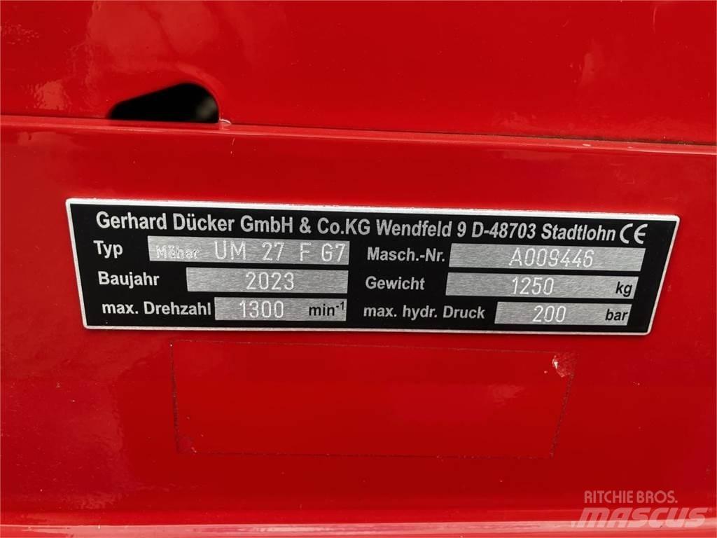 Dücker UM-27 Kosilice za livade