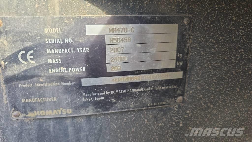 Komatsu WA 470-6 Utovarivači na točkove