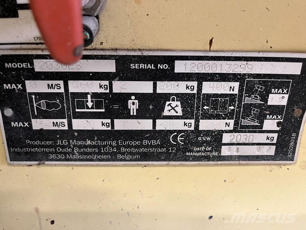 JLG 2030 ES Makazaste platforme