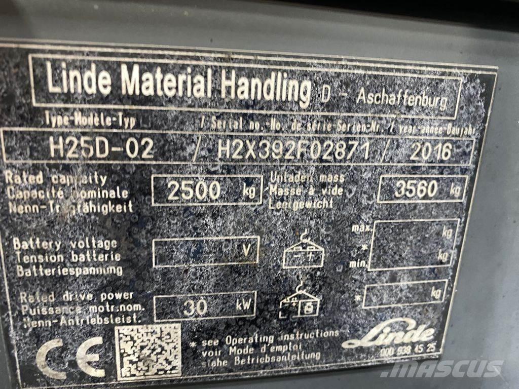 Linde H25D-02 Dizelski viljuškari