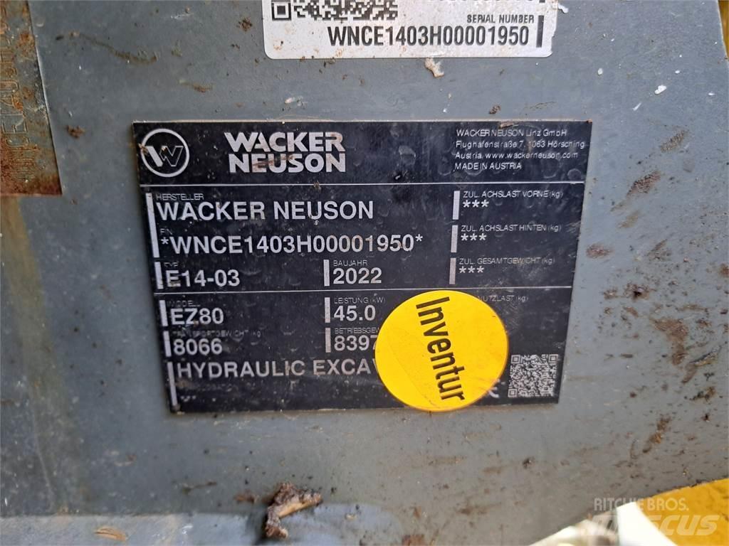 Wacker Neuson EZ80 Bageri guseničari