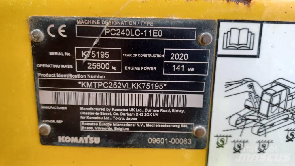 Komatsu PC240LC-11 Bageri guseničari