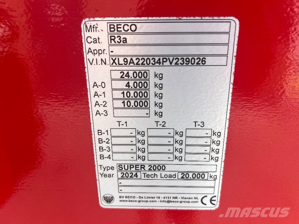 Beco Super 2000 Kiper prikolice