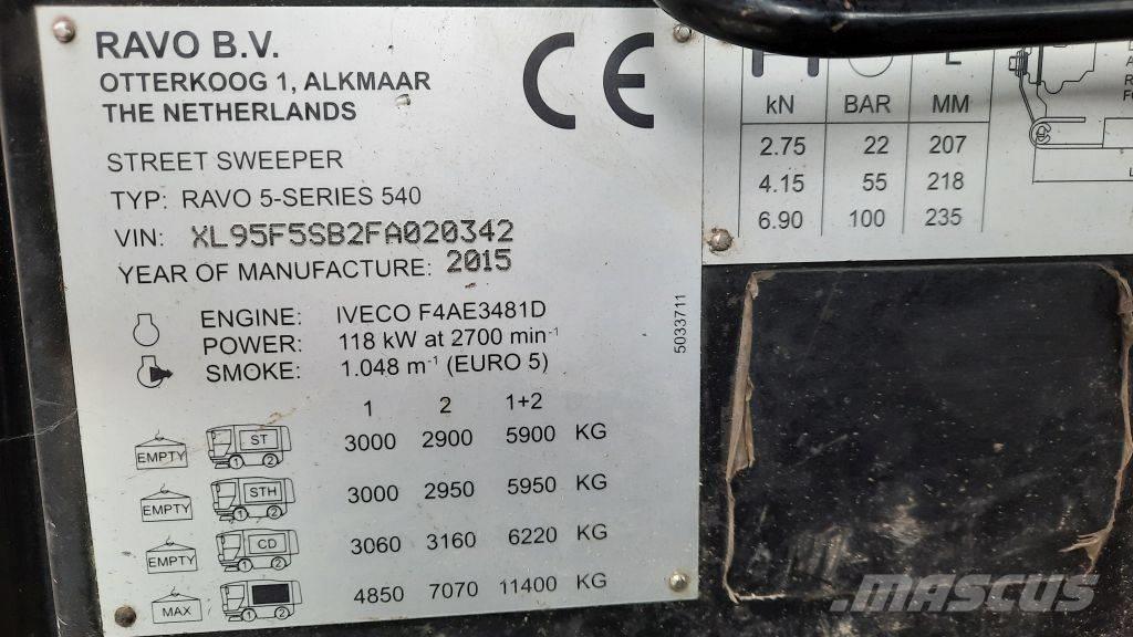 Ravo 540ST Mašine za čišćenje