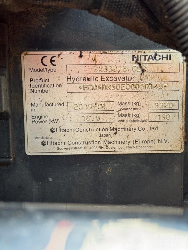 Hitachi ZX 33 U-6 Mini bageri < 7t
