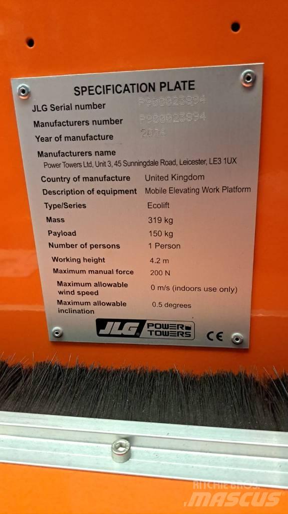 JLG Ecolift (NEW 2024) Ostali kranovi i platforme