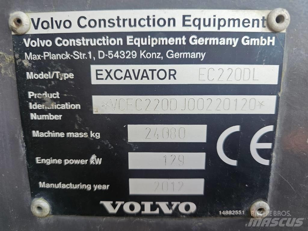Volvo EC 220 DL Bageri guseničari