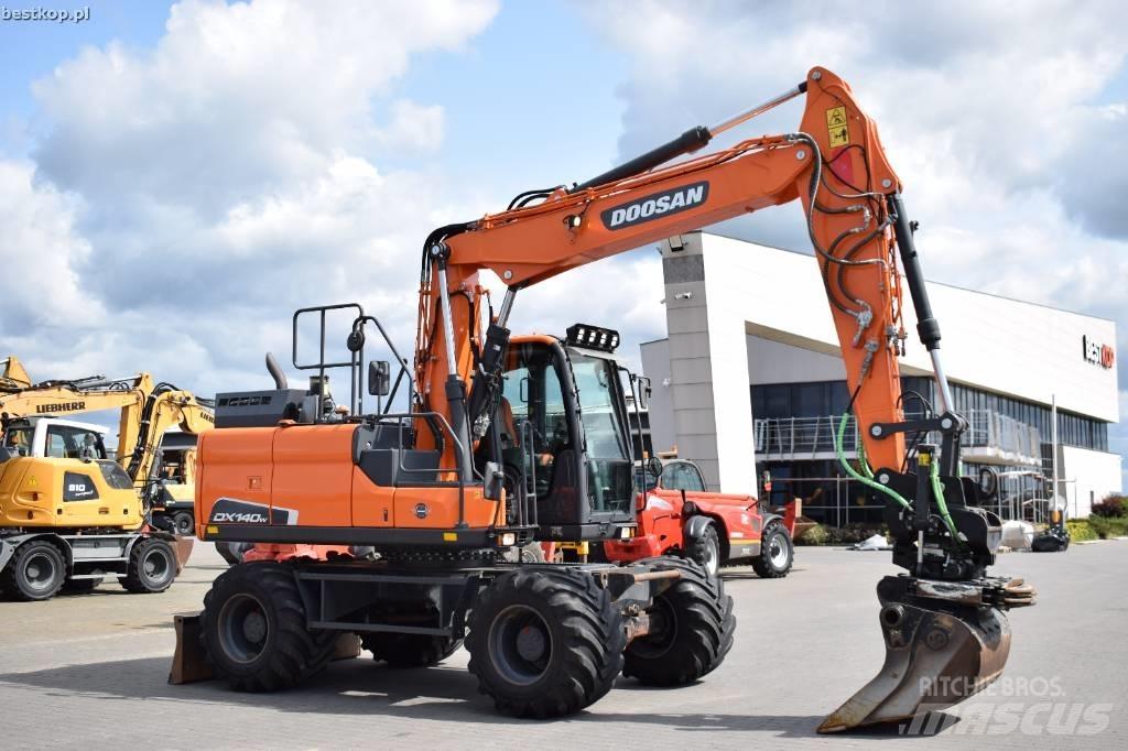 Doosan DX 140 W-5 Bageri točkaši