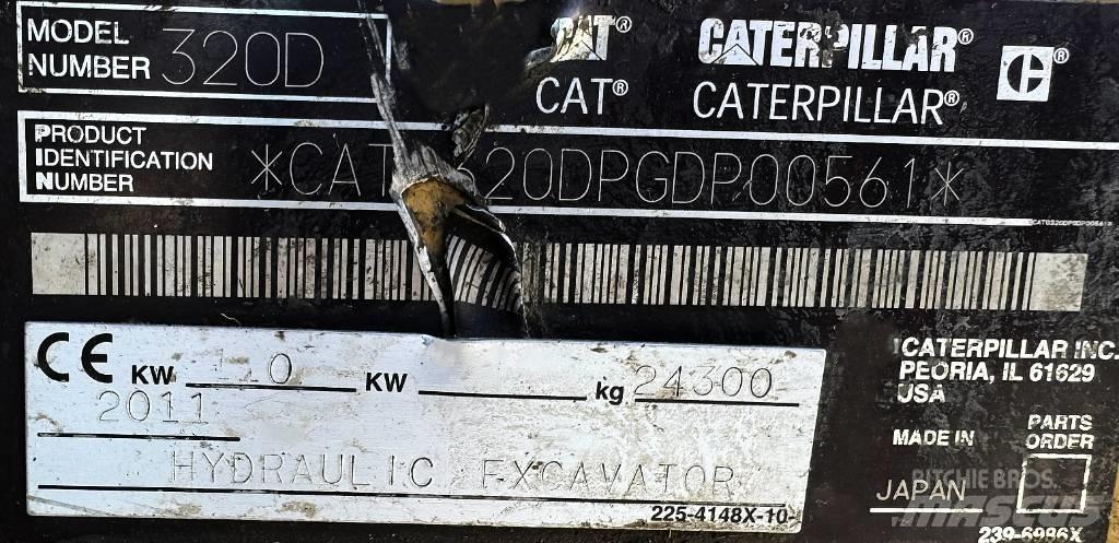 CAT 320 D L Bageri guseničari