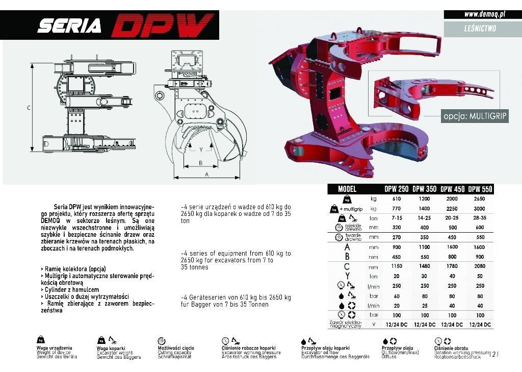  DEMOQ DPW250 Grajferi