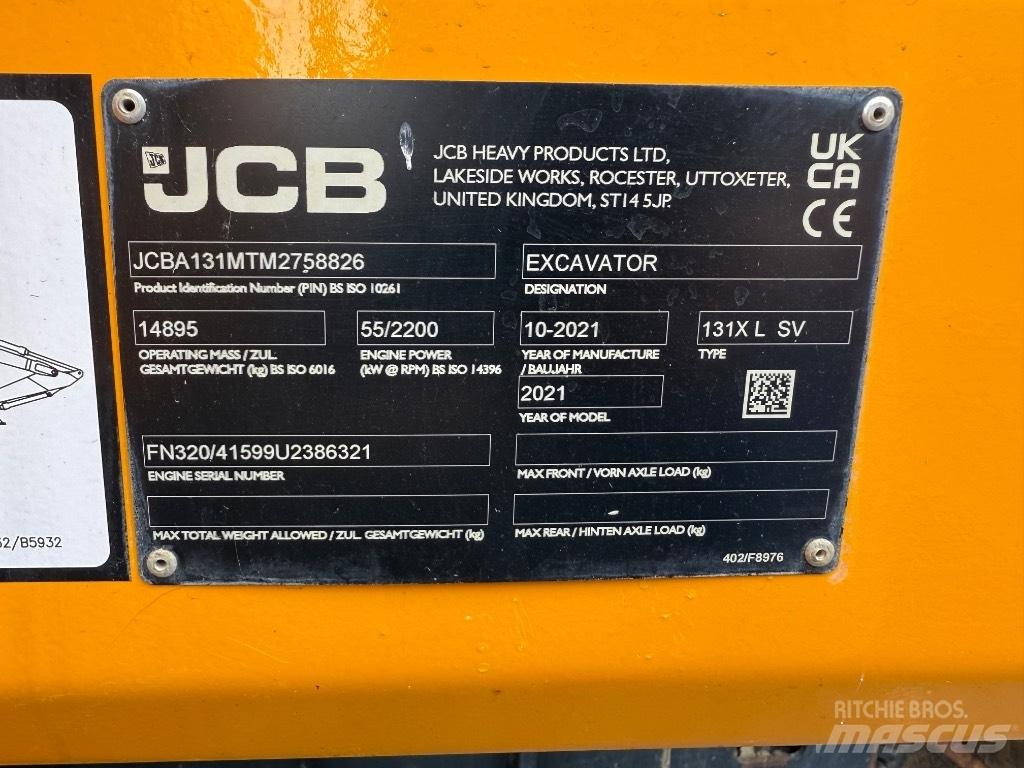 JCB 131X L SV Bageri guseničari